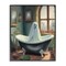 Stupell Industries Ghost Bathing in Tub Framed Giclee By Jo Moulton
